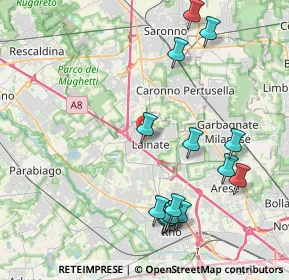 Mappa Via Fabio Filzi, 20045 Lainate MI, Italia (4.58929)