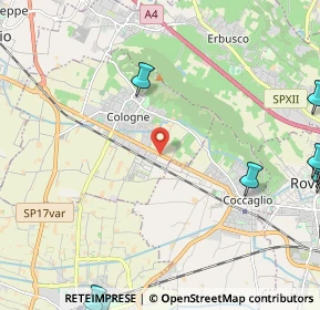 Mappa Via Bonotto, 25033 Cologne BS, Italia (3.71667)