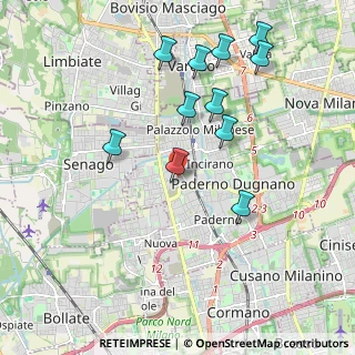 Mappa Via Pasubio, 20037 Paderno Dugnano MI, Italia (1.99455)