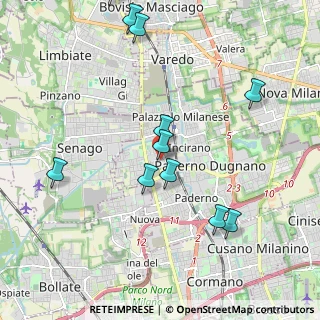 Mappa Via Pasubio, 20037 Paderno Dugnano MI, Italia (2.20364)