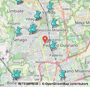 Mappa Via Pasubio, 20037 Paderno Dugnano MI, Italia (2.64077)