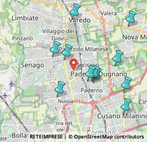 Mappa Via Pasubio, 20037 Paderno Dugnano MI, Italia (1.99364)