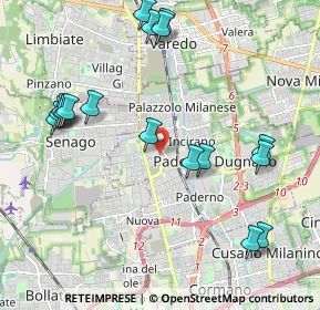 Mappa Via Pasubio, 20037 Paderno Dugnano MI, Italia (2.32118)