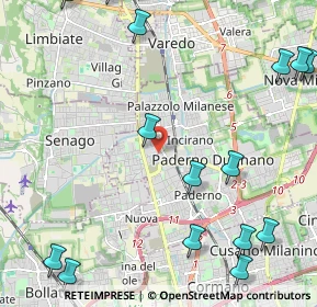 Mappa Via Pasubio, 20037 Paderno Dugnano MI, Italia (3.24611)