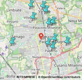 Mappa Via Pasubio, 20037 Paderno Dugnano MI, Italia (2.00455)