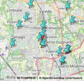 Mappa Via Pasubio, 20037 Paderno Dugnano MI, Italia (2.10647)