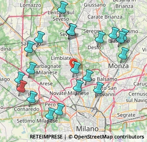 Mappa Via Pasubio, 20037 Paderno Dugnano MI, Italia (9.0745)