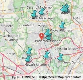 Mappa Via Pasubio, 20037 Paderno Dugnano MI, Italia (4.49929)