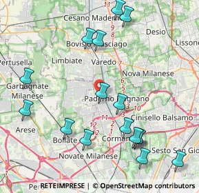 Mappa Via Pasubio, 20037 Paderno Dugnano MI, Italia (4.74563)