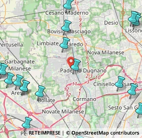 Mappa Via Pasubio, 20037 Paderno Dugnano MI, Italia (6.533)