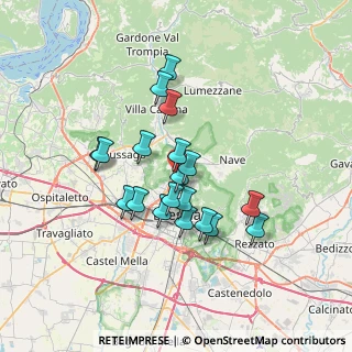 Mappa Via Federico Palazzoli, 25128 Brescia BS, Italia (5.75105)
