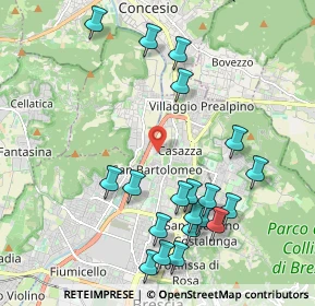 Mappa Via Federico Palazzoli, 25128 Brescia BS, Italia (2.2445)