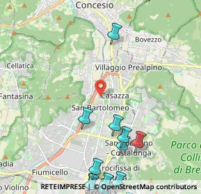 Mappa Via Federico Palazzoli, 25128 Brescia BS, Italia (3.02308)