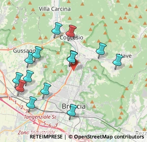 Mappa Via Federico Palazzoli, 25128 Brescia BS, Italia (4.20643)