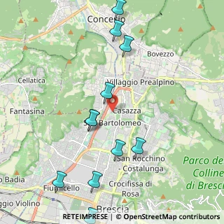 Mappa Via Federico Palazzoli, 25128 Brescia BS, Italia (2.60833)