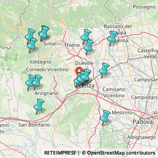 Mappa Strada Ponte del Bo, 36100 Vicenza VI, Italia (15.9275)