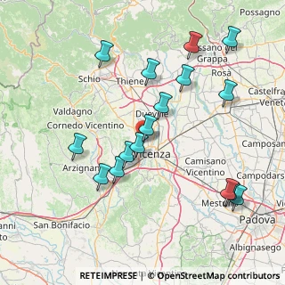 Mappa Strada Ponte del Bo, 36100 Vicenza VI, Italia (16.51438)