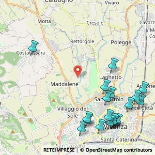 Mappa Strada Ponte del Bo, 36100 Vicenza VI, Italia (3.01579)