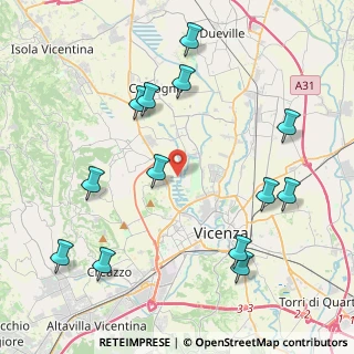 Mappa Strada Ponte del Bo, 36100 Vicenza VI, Italia (4.80154)