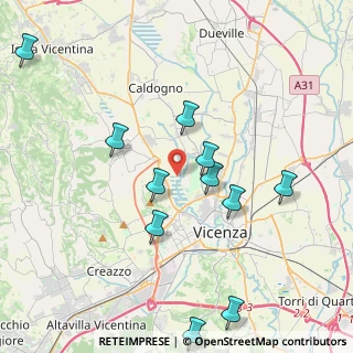 Mappa Strada Ponte del Bo, 36100 Vicenza VI, Italia (4.32182)