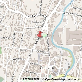 Mappa Via G. Matteotti, 33, 13836 Cossato, Biella (Piemonte)