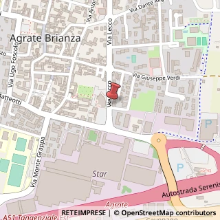 Mappa Via Lecco, 11, 20864 Agrate Brianza, Monza e Brianza (Lombardia)
