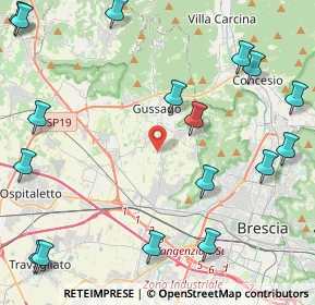 Mappa Via Pratolungo, 25064 Piazza BS, Italia (6.414)