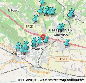 Mappa Indro Montanelli, 25038 Rovato BS, Italia (2.016)