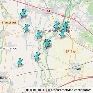 Mappa Via Alcide De Gasperi, 25037 Pontoglio BS, Italia (3.84833)