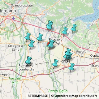 Mappa Via Alcide De Gasperi, 25037 Pontoglio BS, Italia (6.70941)