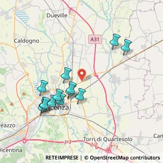 Mappa Strada Postumia, 36100 Vicenza VI, Italia (3.98462)