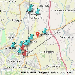 Mappa Strada Postumia, 36100 Vicenza VI, Italia (2.28929)