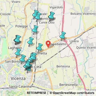Mappa Strada Postumia, 36100 Vicenza VI, Italia (2.3915)