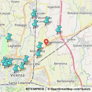 Mappa Strada Postumia, 36100 Vicenza VI, Italia (2.83462)