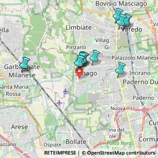 Mappa Via U. Foscolo, 20030 Senago MI, Italia (2.02923)