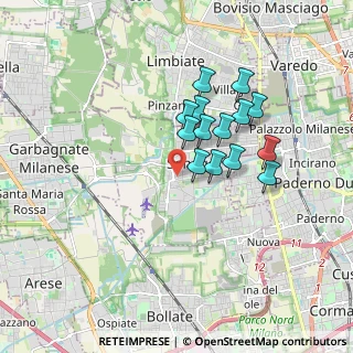 Mappa Via U. Foscolo, 20030 Senago MI, Italia (1.40571)