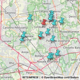 Mappa Via U. Foscolo, 20030 Senago MI, Italia (3.87625)