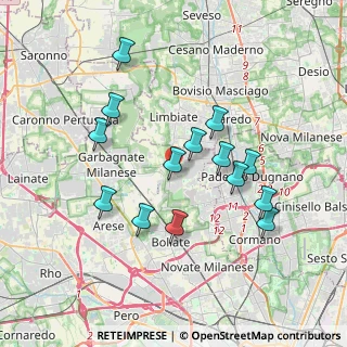 Mappa Via U. Foscolo, 20030 Senago MI, Italia (3.43571)