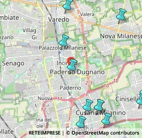 Mappa Via Palanzone, 20037 Paderno Dugnano MI, Italia (3.13769)