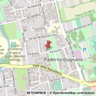 Mappa Via Aurora, 25, 20037 Paderno Dugnano, Milano (Lombardia)