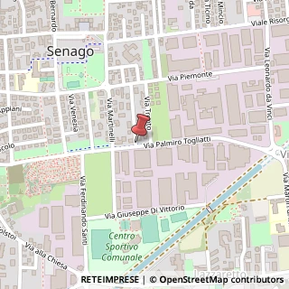 Mappa Via Palmiro Togliatti, 28, 20030 Senago, Milano (Lombardia)