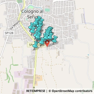 Mappa Via dei Trevini, 24055 Cologno Al Serio BG, Italia (0.3)