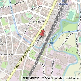 Mappa Via Gaetano Casati, 9, 20900 Monza MB, Italia, 20900 Monza, Monza e Brianza (Lombardia)