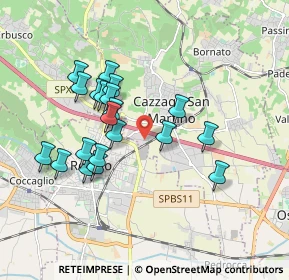 Mappa Via Mattei, 25046 Cazzago San Martino BS, Italia (1.6455)