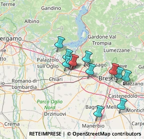 Mappa Via Mattei, 25046 Cazzago San Martino BS, Italia (12.09083)