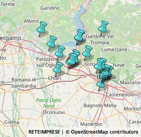 Mappa Via Mattei, 25046 Cazzago San Martino BS, Italia (10.704)