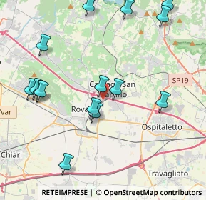 Mappa Via Mattei, 25046 Cazzago San Martino BS, Italia (4.636)