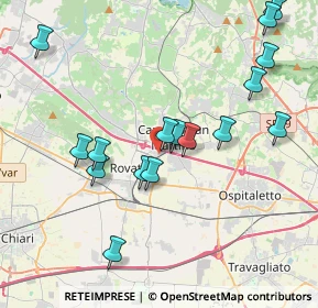 Mappa Via Mattei, 25046 Cazzago San Martino BS, Italia (4.13125)