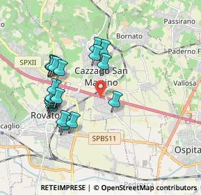 Mappa Via Leonardo Da Vinci, 25046 Cazzago San Martino BS, Italia (1.81)