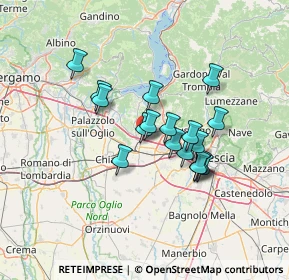 Mappa Via Leonardo Da Vinci, 25046 Cazzago San Martino BS, Italia (10.58722)